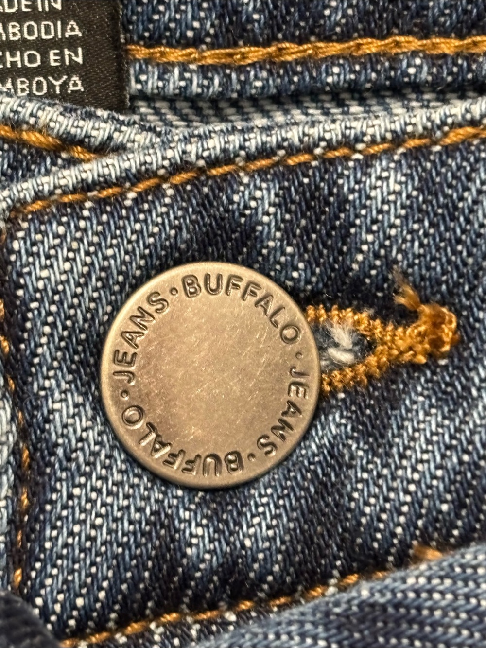 Buffalo David Bitton High Rise Wide Leg Belted Jeans  Sz 10. NWT - Picture 4 of 12